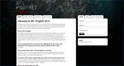 Desktop Screenshot of nflprophet.com