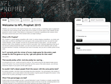 Tablet Screenshot of nflprophet.com